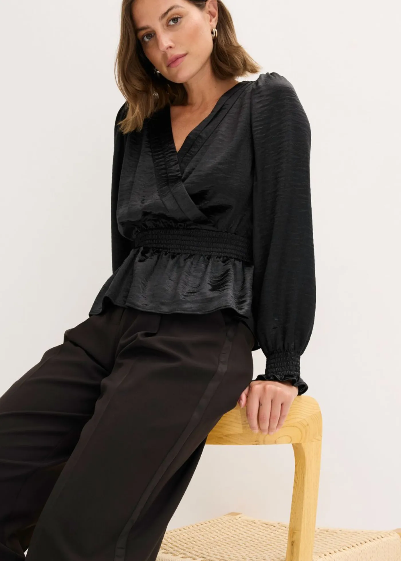 bonprix bonprix Blusa tipo túnica Negro