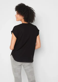 bonprix bonprix Blusa tipo túnica Negro Sale