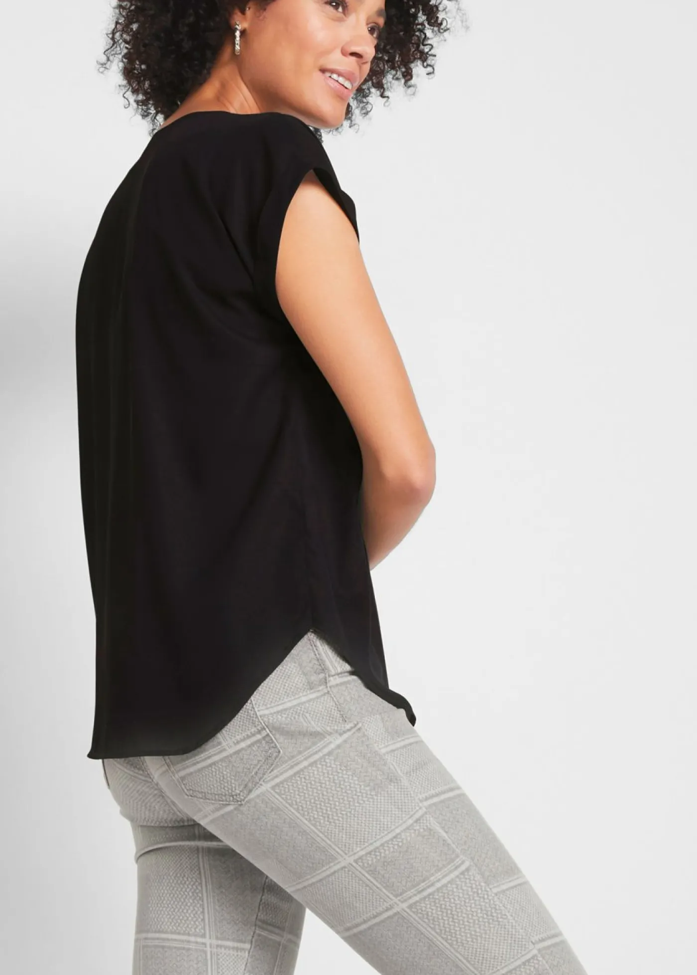 bonprix bonprix Blusa tipo túnica Negro Sale