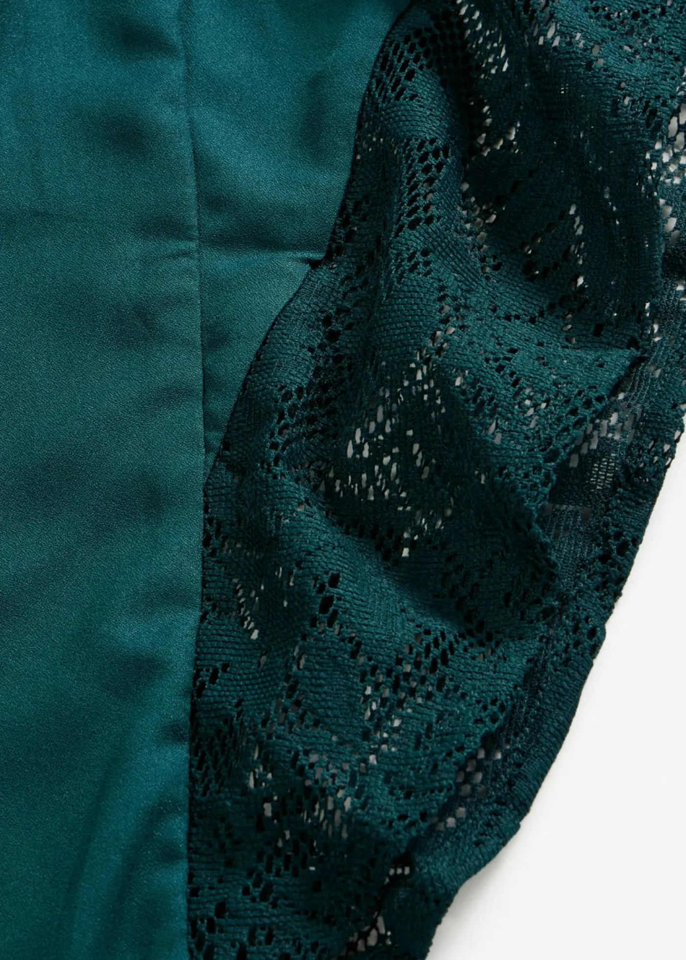 bonprix bonprix Blusa tipo túnica con aplicaciones Verde intenso Sale