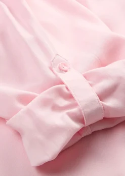 bonprix bonprix Blusa tipo túnica de viscosa suave Rosa empolvado Hot