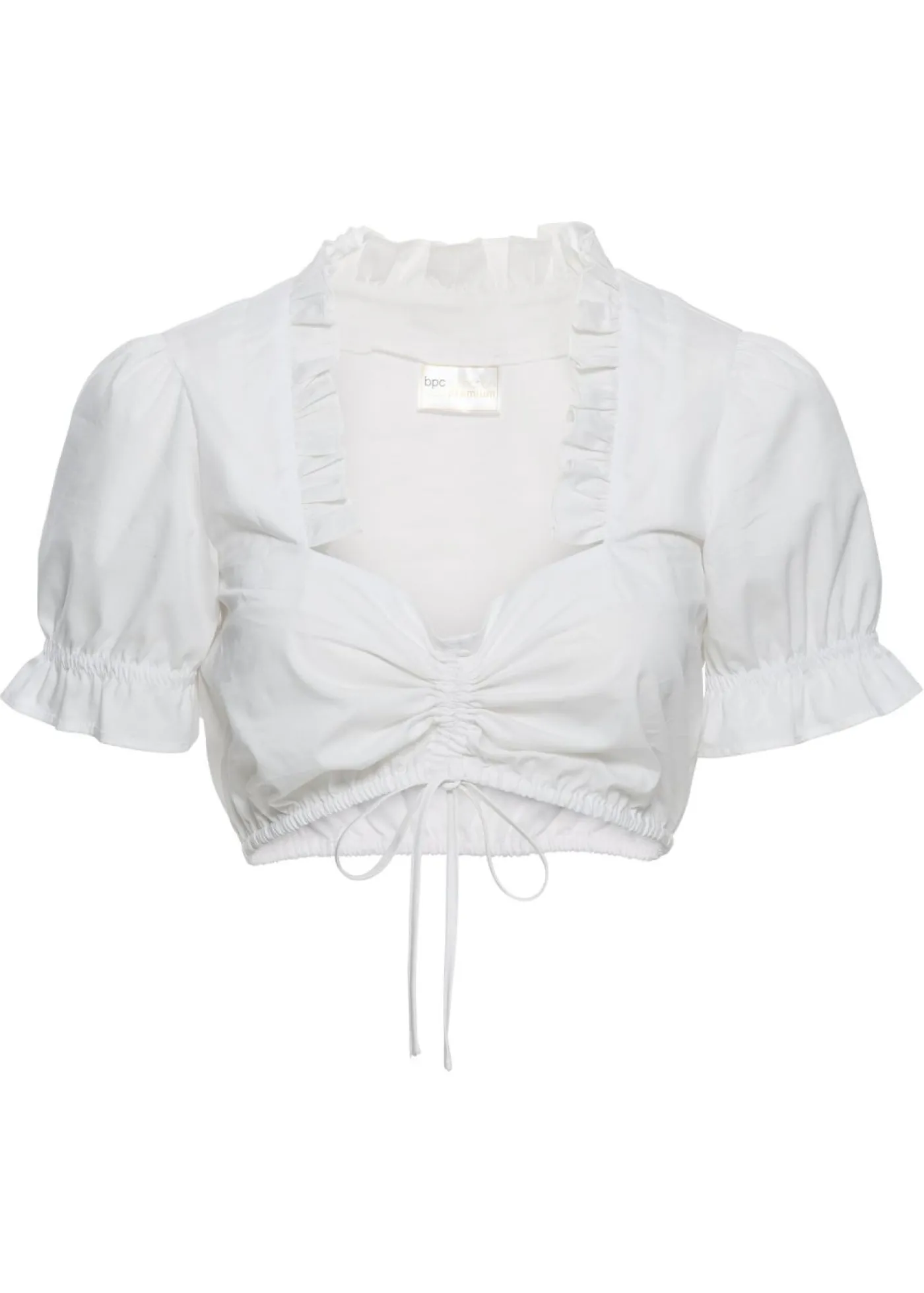 bonprix bonprix Blusa tirolesa Blanco lana