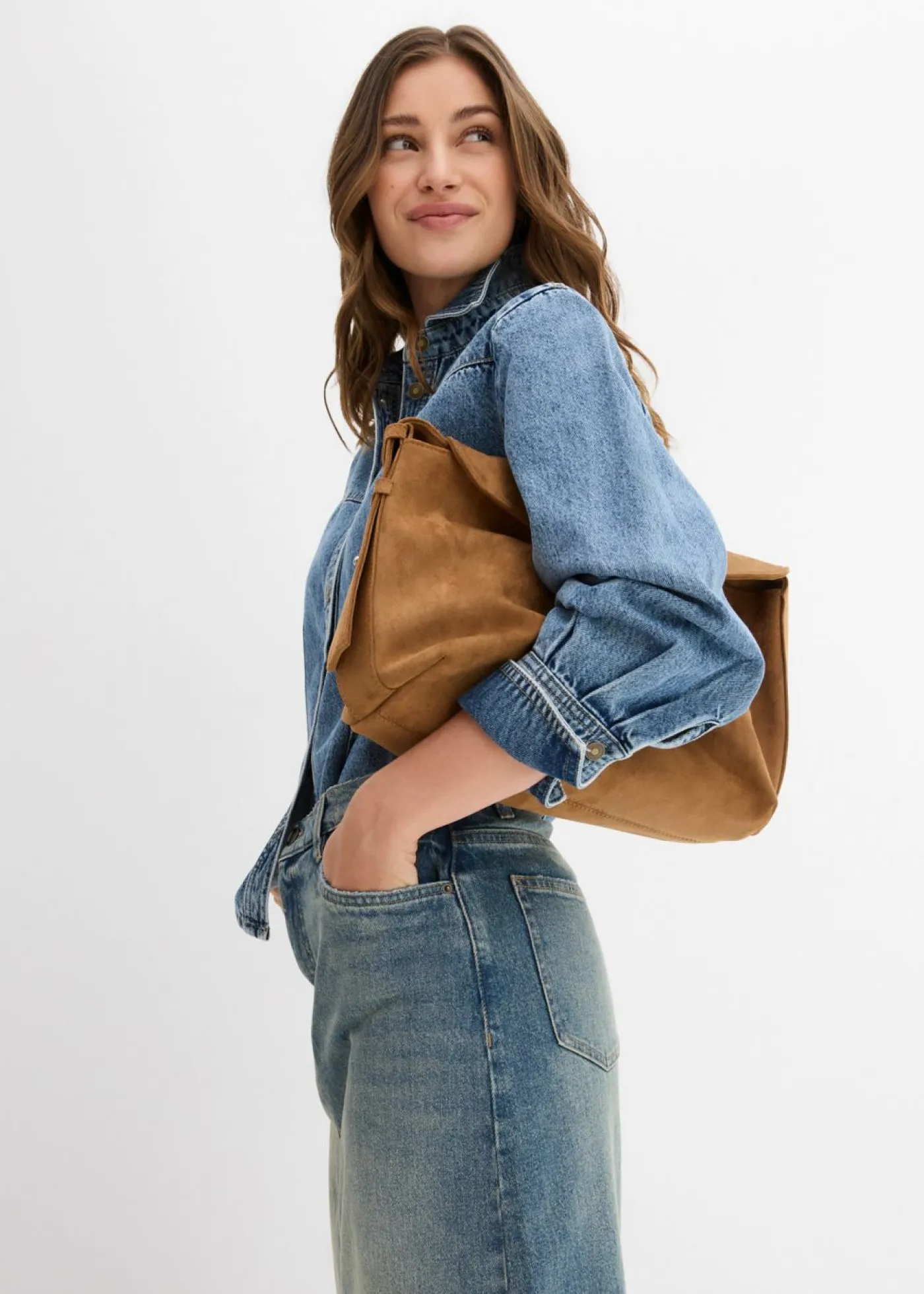 bonprix bonprix Blusa vaquera Azul piedra usado Best