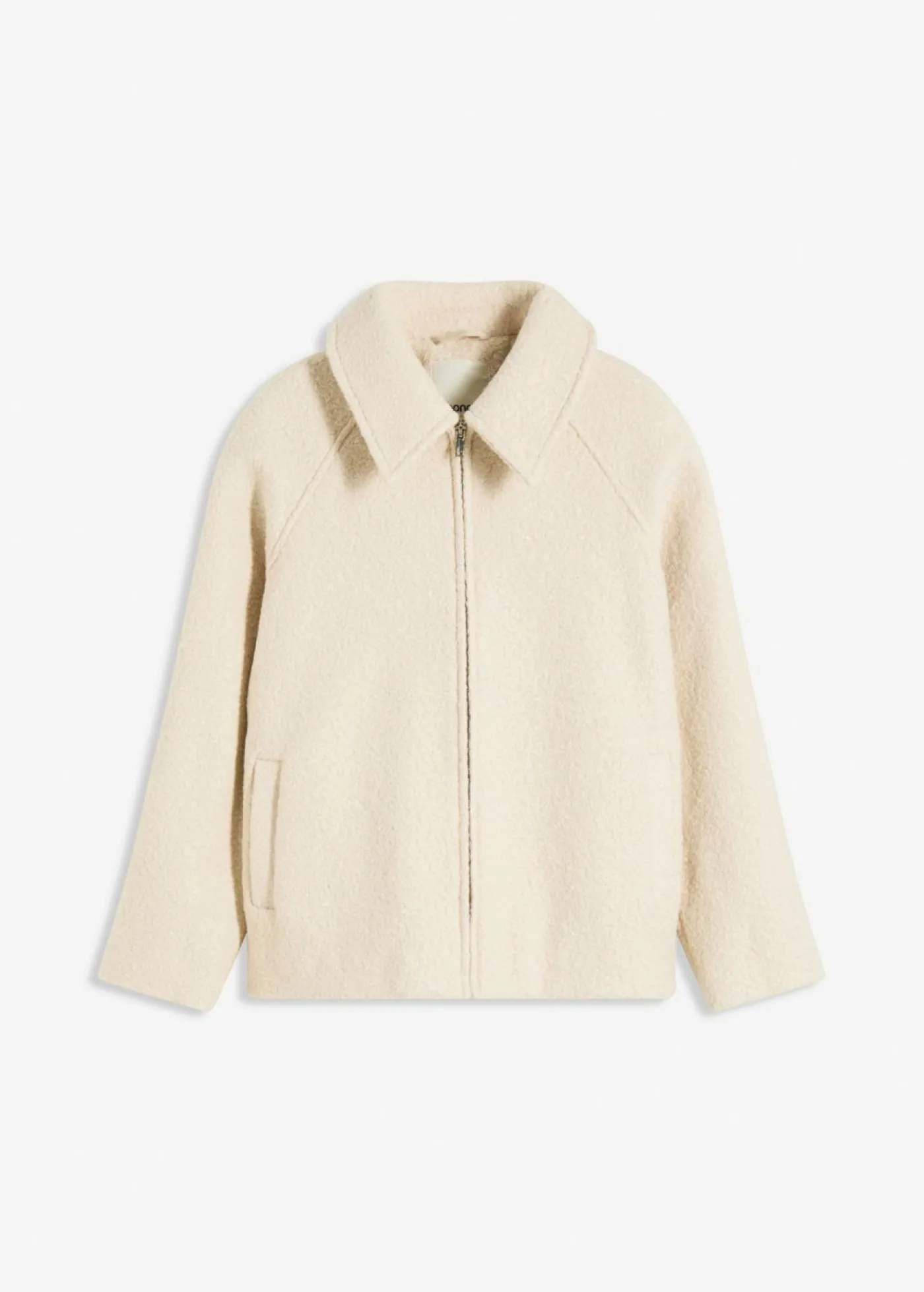 bonprix bonprix Blusón de bouclé suave gris guijarro Hot