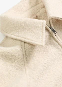 bonprix bonprix Blusón de bouclé suave gris guijarro Hot