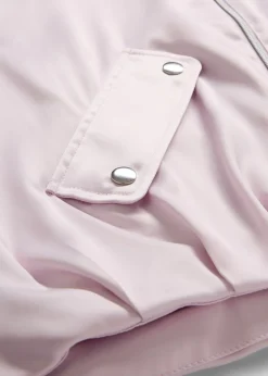 bonprix bonprix Blusón suave de mezcla de viscosa brillante Lila empolvado Clearance