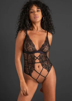 bonprix VENUS Body con abertura Negro Outlet