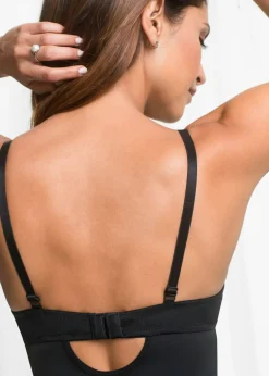 bonprix bonprix Body con efecto moldeador medio Negro Sale
