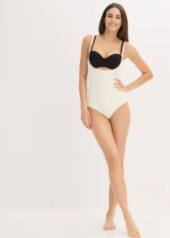 bonprix bonprix Body con gran efecto moldeador Blanco lana Hot