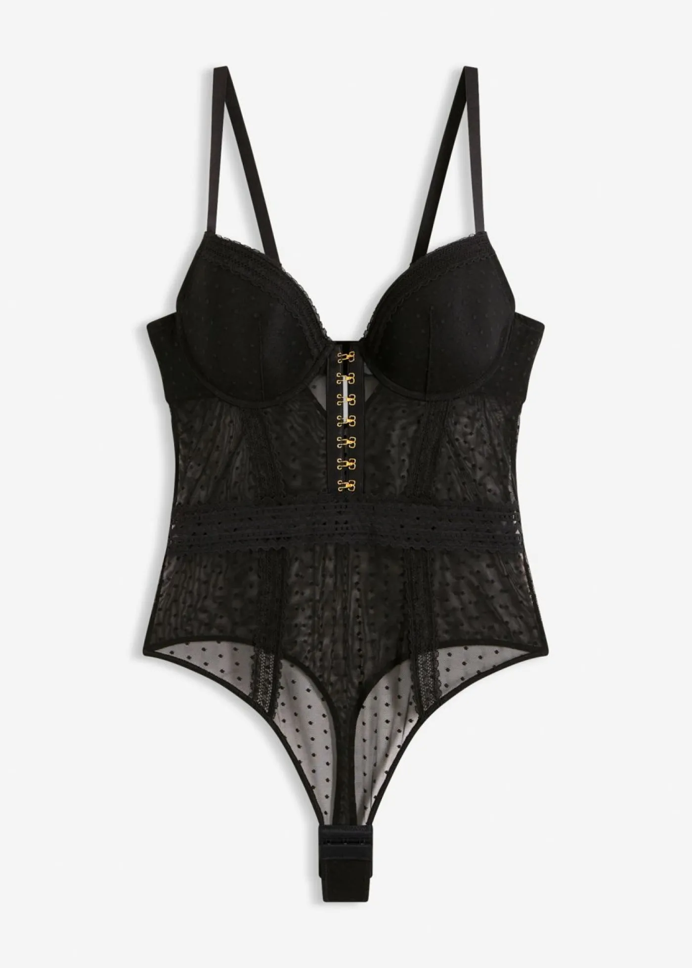 bonprix bonprix Body con tanga Negro Hot