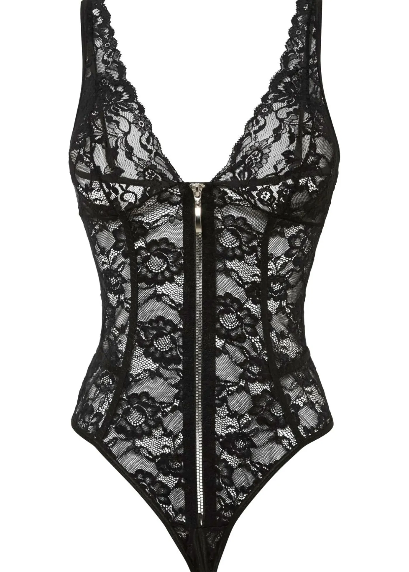 bonprix VENUS Body de tanga con abertura Negro New