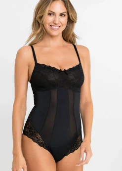 bonprix bonprix Body moldeador con efecto medio Negro Online