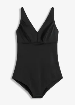 bonprix bonprix Body sin costuras ni aros con efecto moldeador medio Negro Clearance