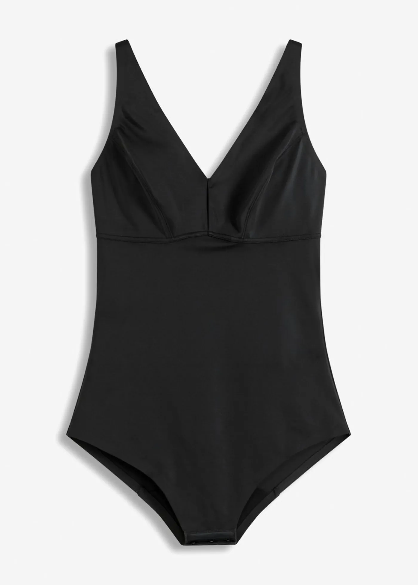 bonprix bonprix Body sin costuras ni aros con efecto moldeador medio Negro Clearance