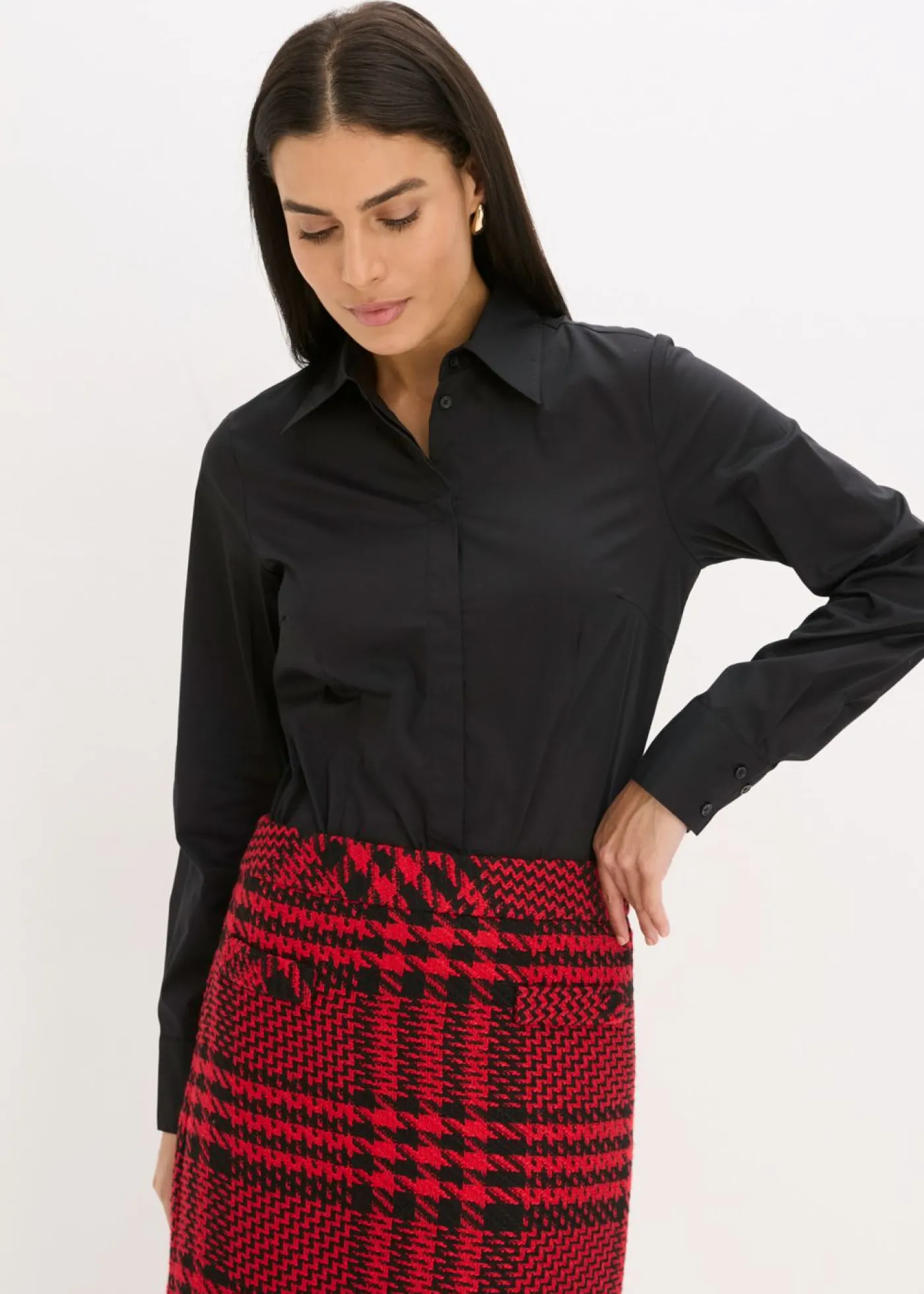 bonprix bonprix Body tipo blusa Negro Hot