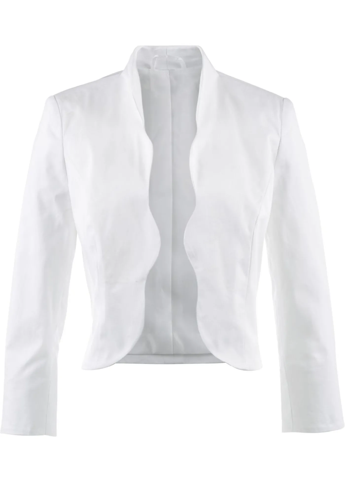 bonprix bonprix Bolero de algodón fino Blanco
