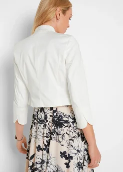 bonprix bonprix Bolero de algodón fino Blanco