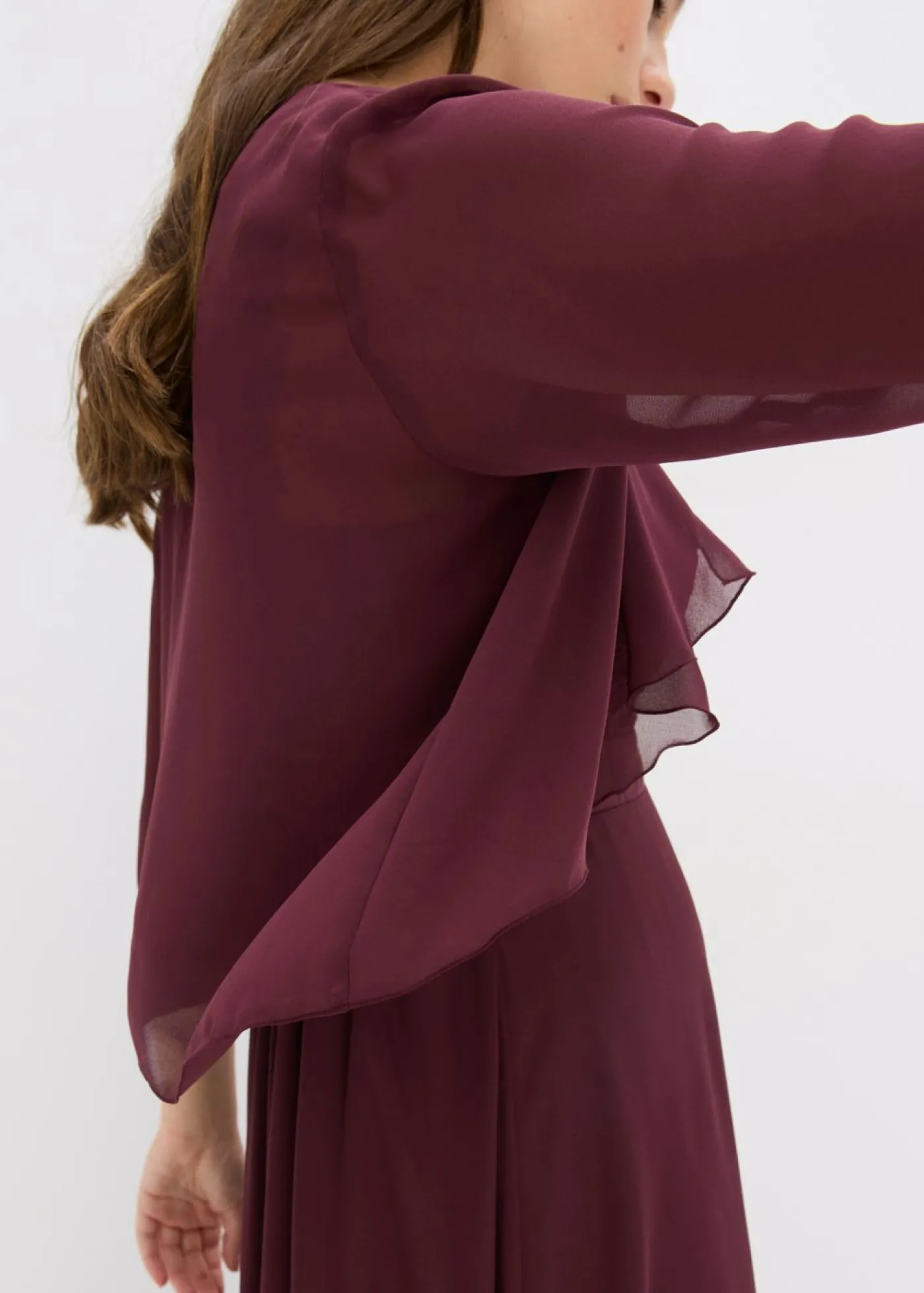 bonprix bonprix Bolero de gasa fina rojo burdeos