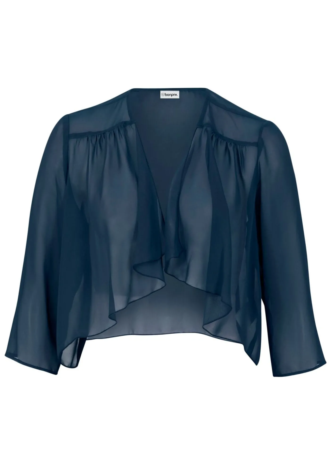 bonprix bonprix Bolero de gasa fina Azul oscuro Best