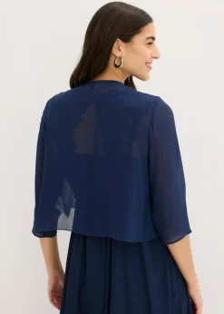 bonprix bonprix Bolero de gasa fina Azul oscuro Best