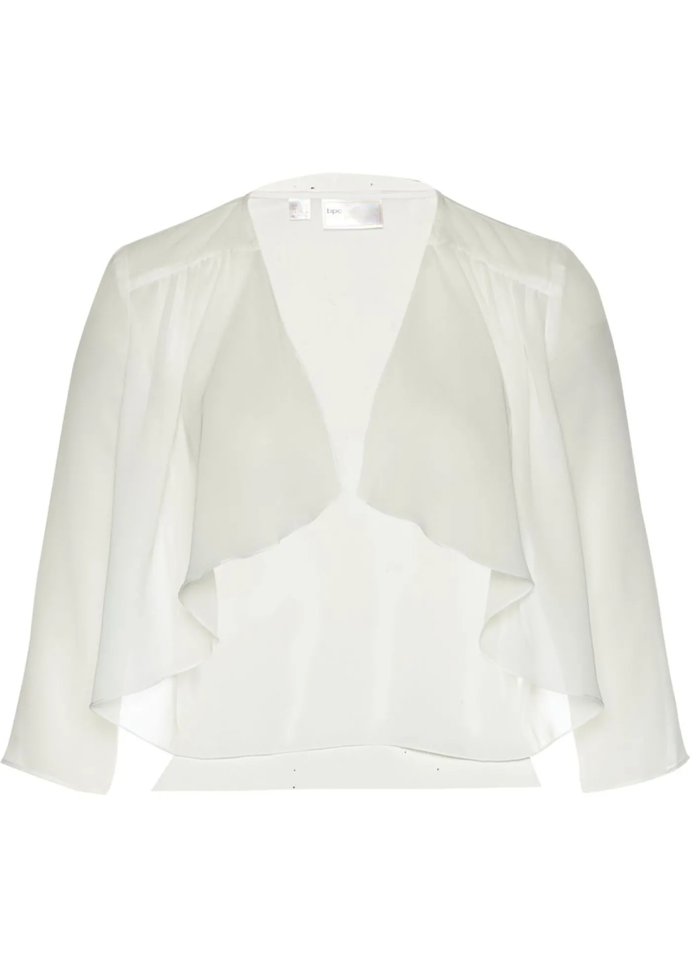 bonprix bonprix Bolero de gasa fina Blanco lana Online