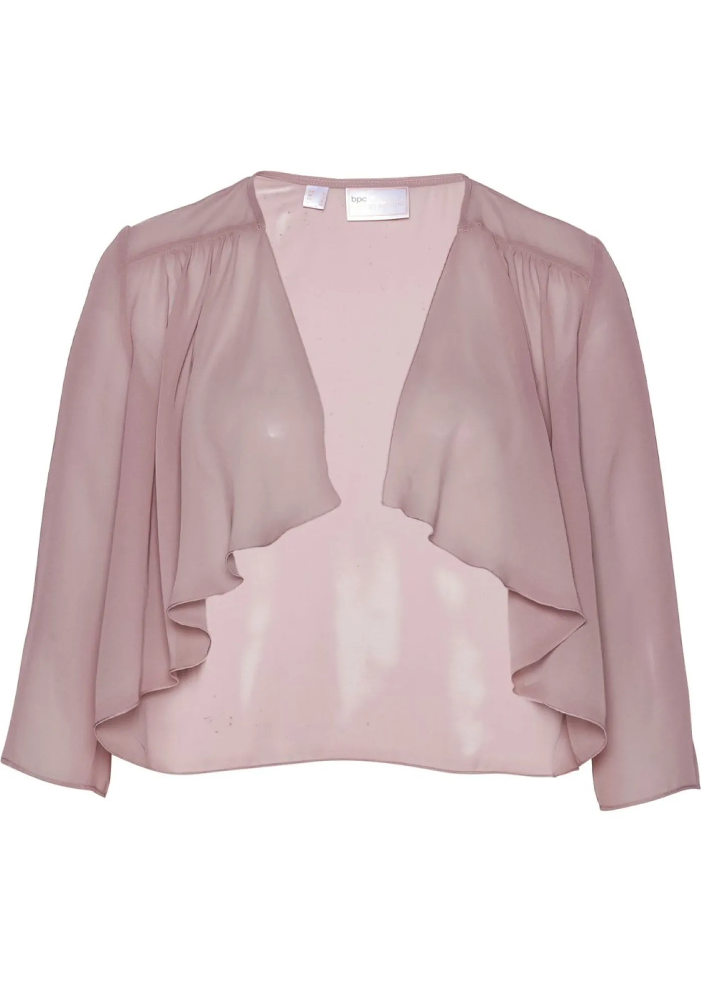 bonprix bonprix Bolero de gasa fina Rosa palo