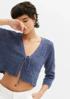 bonprix bonprix Bolero de punto ajour índigo Hot