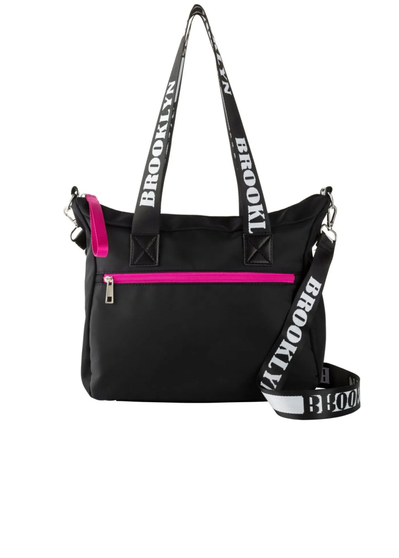 bonprix bonprix Bolsa de deporte con detalles en contraste Negro New