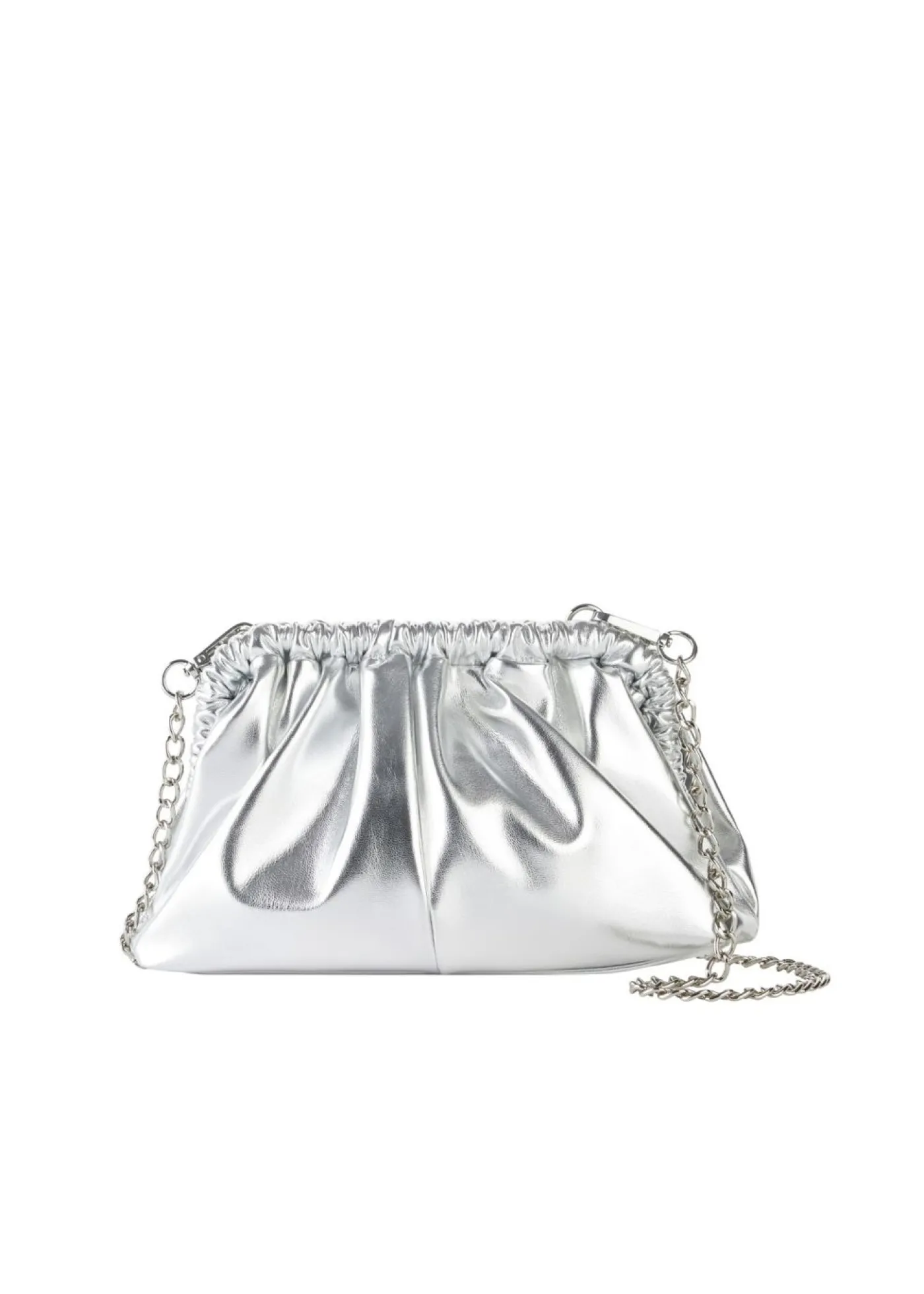 bonprix bonprix Bolso clutch con correa intercambiable Plata Outlet