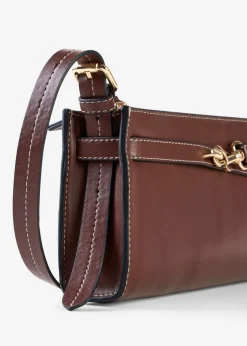 bonprix bonprix Bolso de estilo bandolera con detalle de hebilla Capuchino Hot