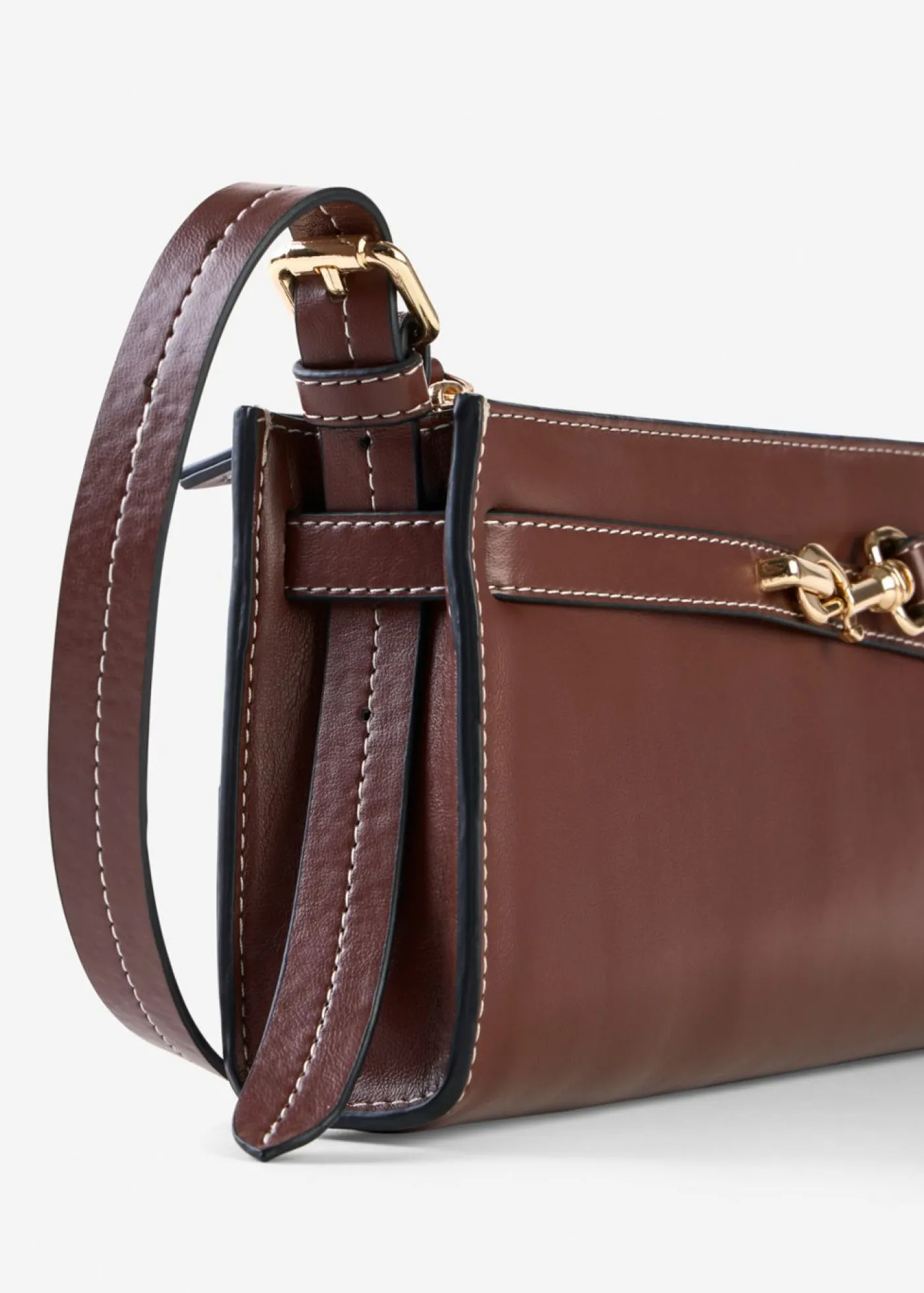 bonprix bonprix Bolso de estilo bandolera con detalle de hebilla Capuchino Hot
