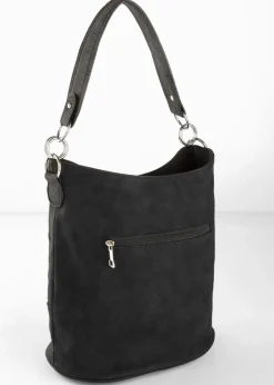 bonprix bonprix Bolso de mano con bordado Negro Online