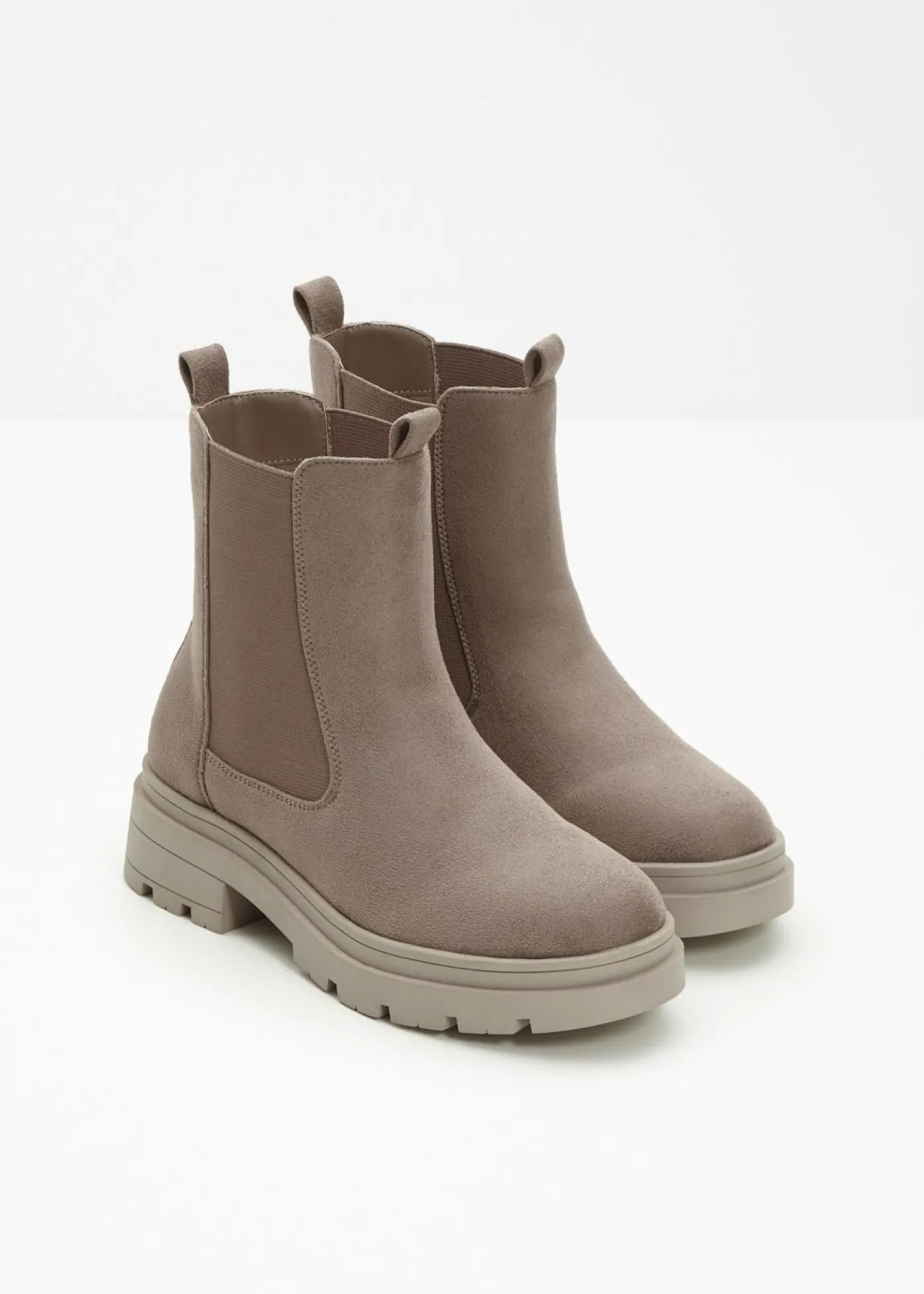 bonprix bonprix Botas Chelsea taupe Online