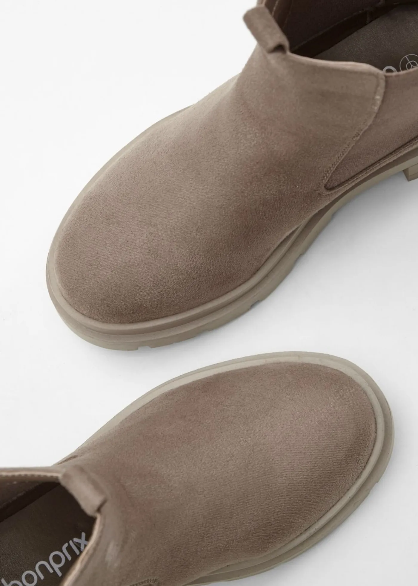 bonprix bonprix Botas Chelsea taupe Online