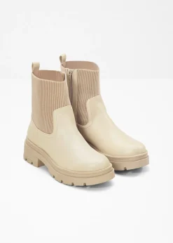 bonprix bonprix Botas Chelsea Beige
