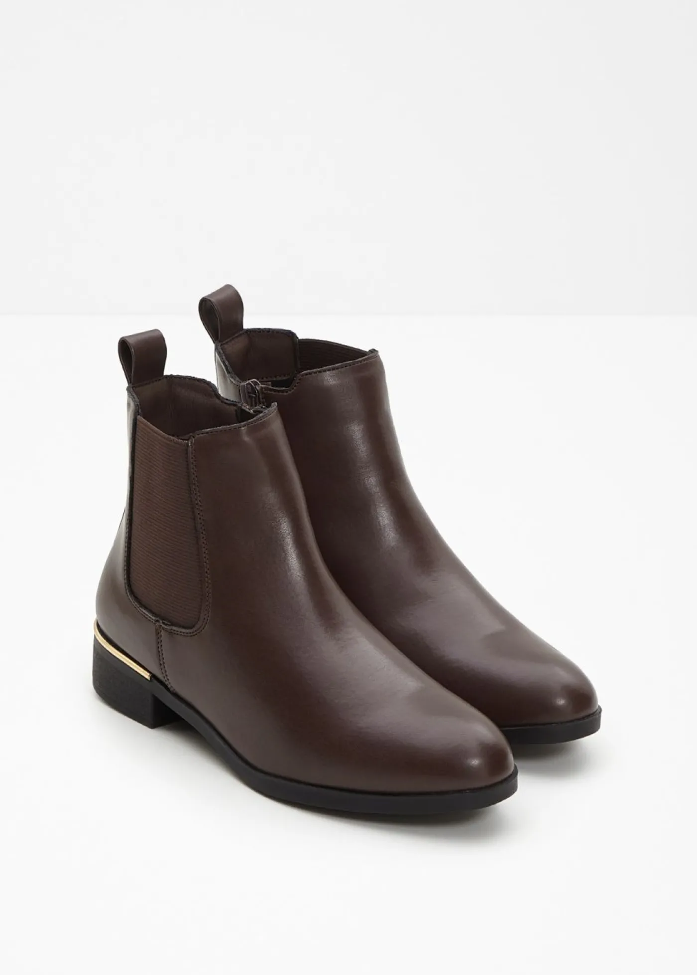 bonprix bonprix Botas Chelsea Marrón oscuro Hot