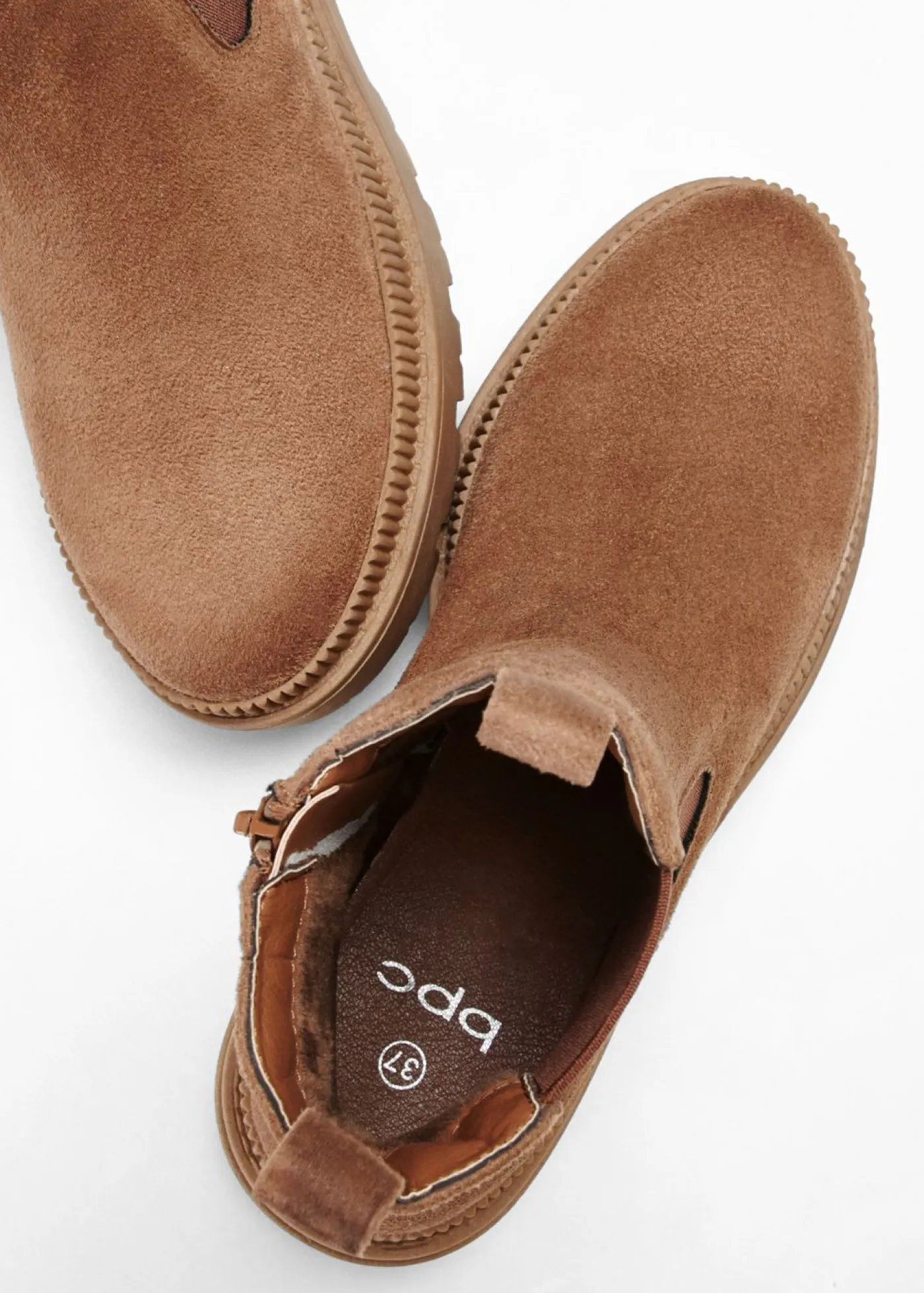 bonprix bonprix Botas Chelsea con suela perfilada marrón Sale