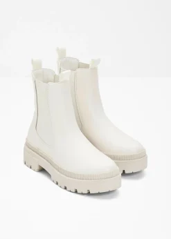 bonprix bonprix Botas Chelsea con suela perfilada blanco perla Best