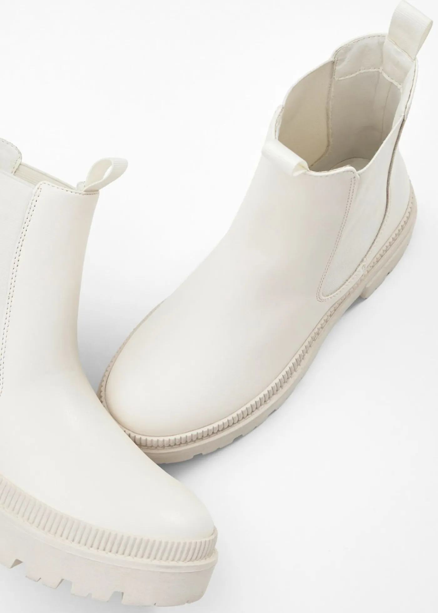 bonprix bonprix Botas Chelsea con suela perfilada blanco perla Best