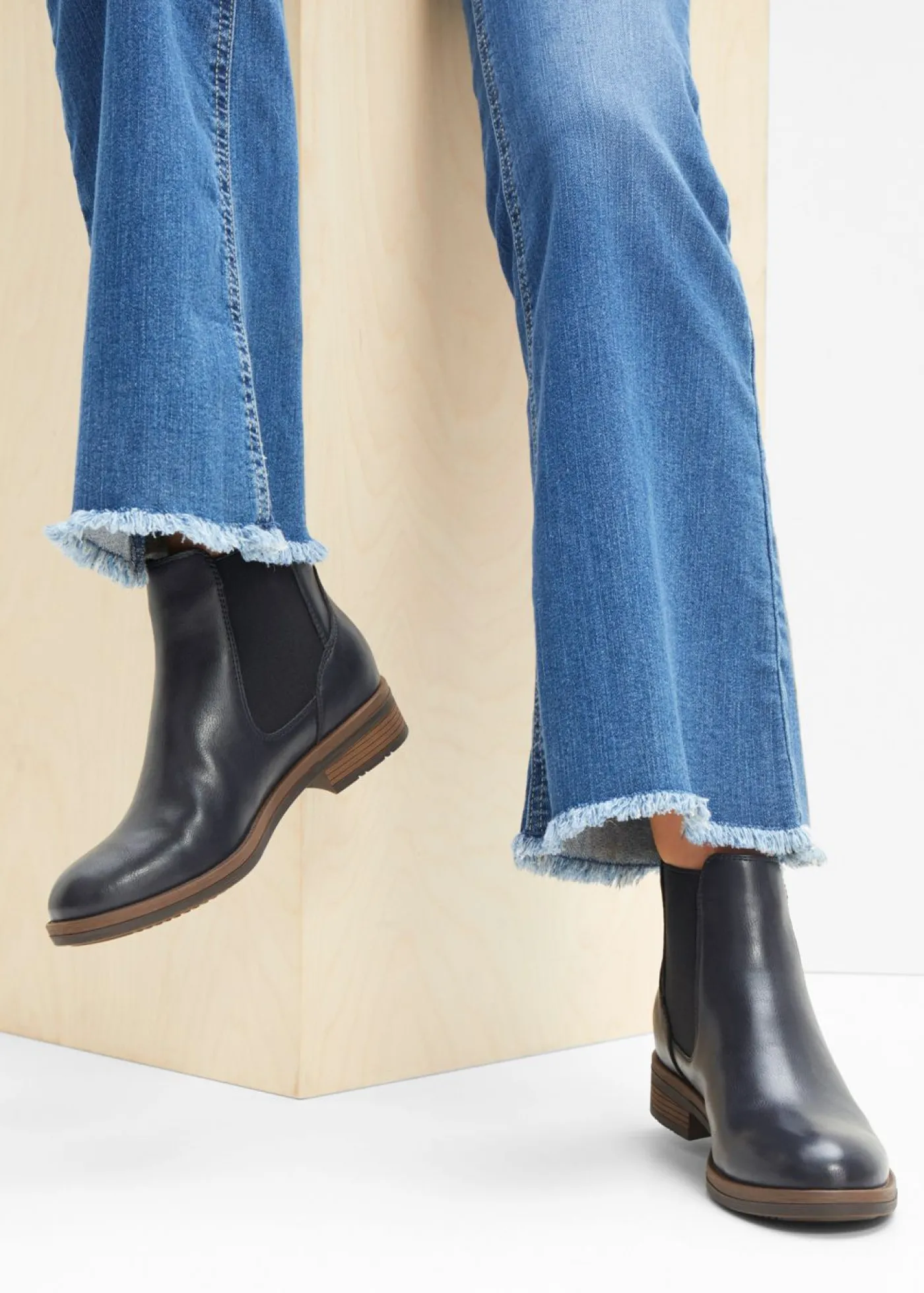 bonprix Tamaris Botas chelsea de Tamaris Azul marino Outlet