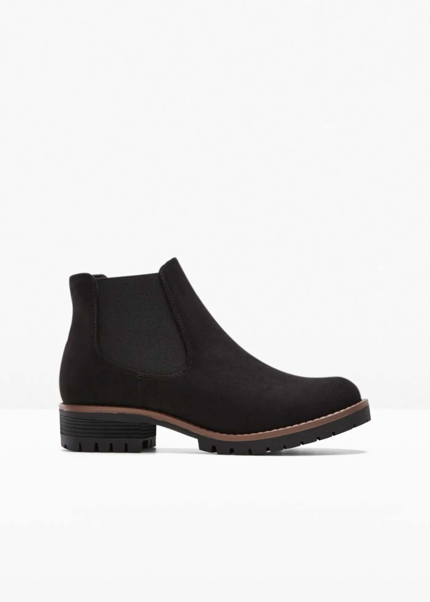 bonprix bonprix Botas Chelsea en suela perfilada Negro Outlet