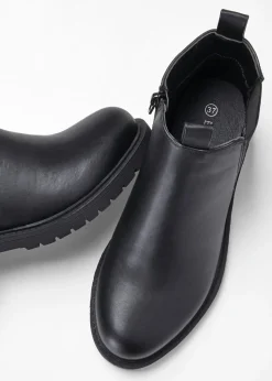 bonprix bonprix Botas Chelsea en suela perfilada Negro Discount