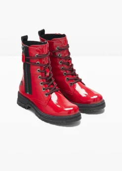 bonprix Marco Tozzi Botas con cordones de Marco Tozzi by Guido Maria Kretschmer Rojo Sale