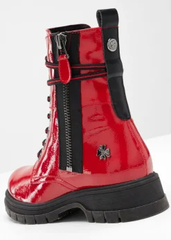 bonprix Marco Tozzi Botas con cordones de Marco Tozzi by Guido Maria Kretschmer Rojo Sale