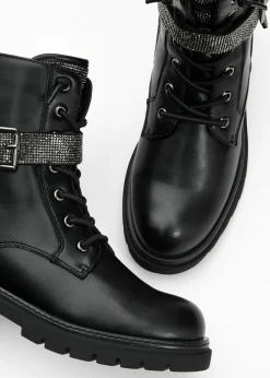 bonprix Marco Tozzi Botas con cordones de Marco Tozzi by Guido Maria Kretschmer Negro Online