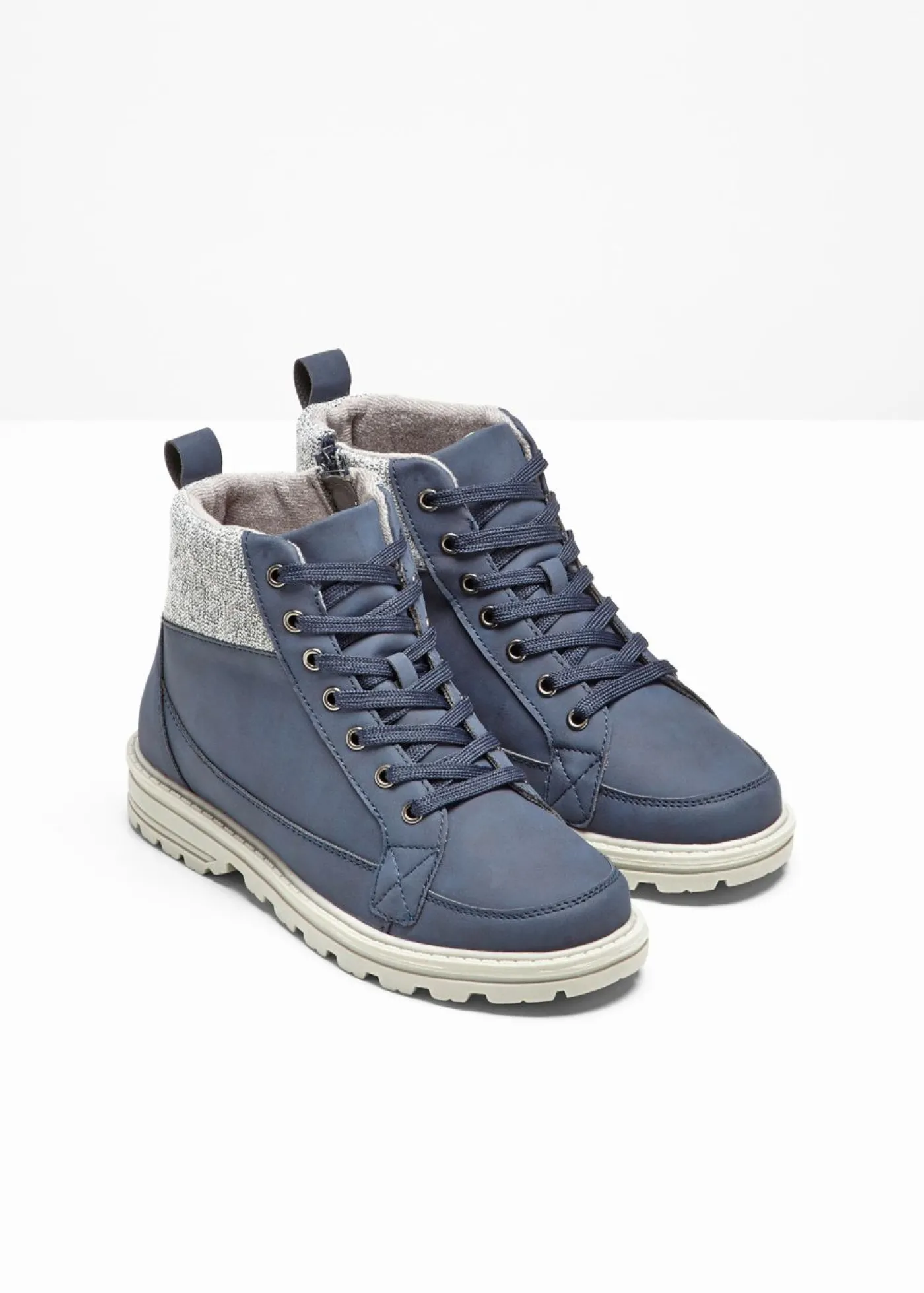 bonprix bonprix Botas con cordones y suela perfilada Azul oscuro Best