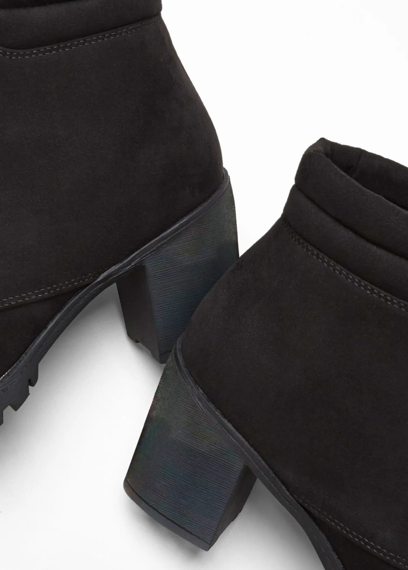 bonprix bonprix Botas con cordones y tacón ancho Negro Sale