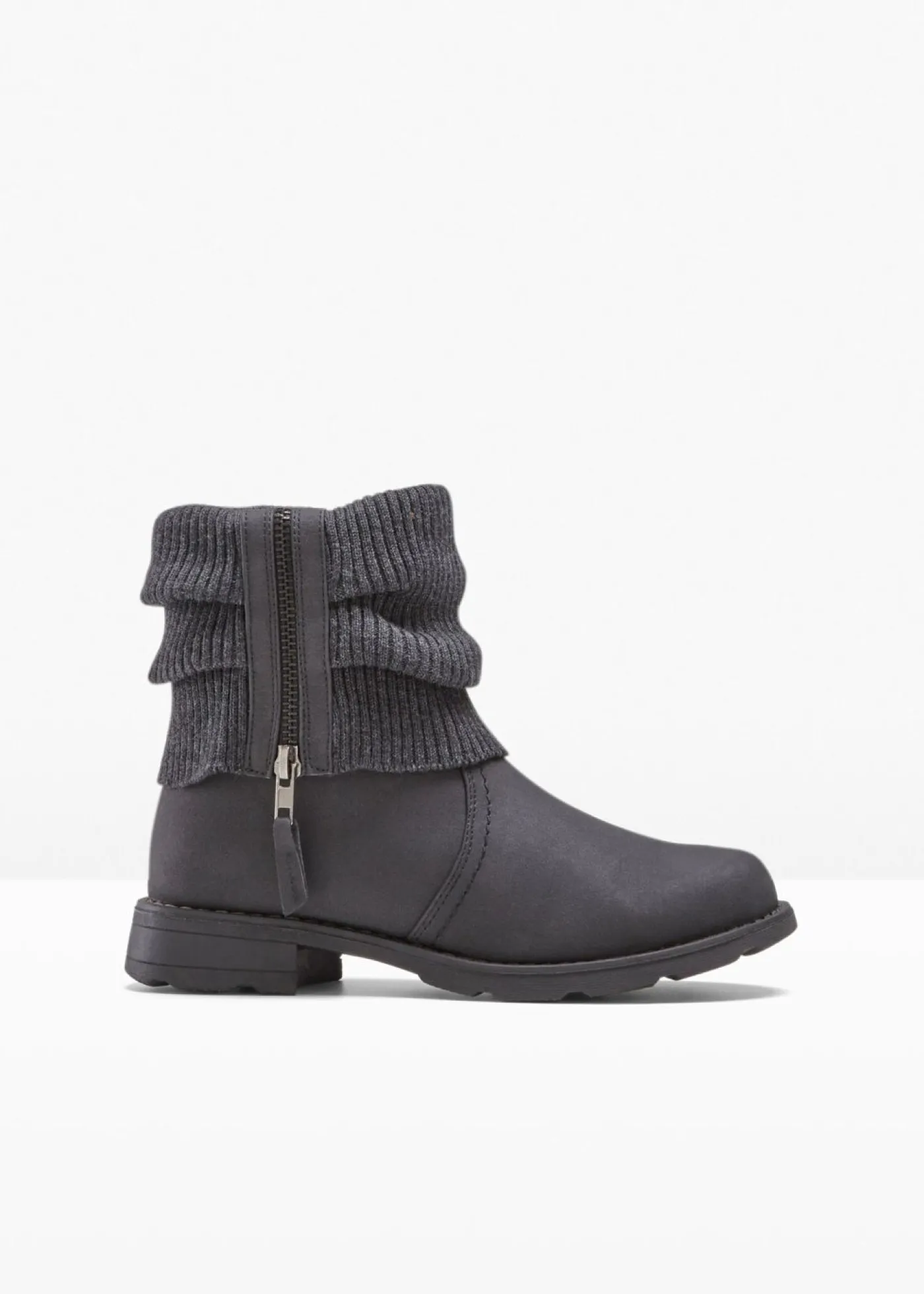 bonprix bonprix Botas con inserto de punto antracita Outlet