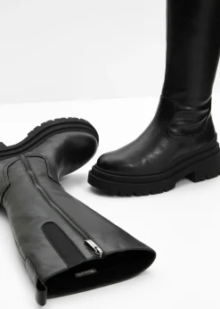 bonprix Tamaris Botas con plataforma de Tamaris Negro Clearance