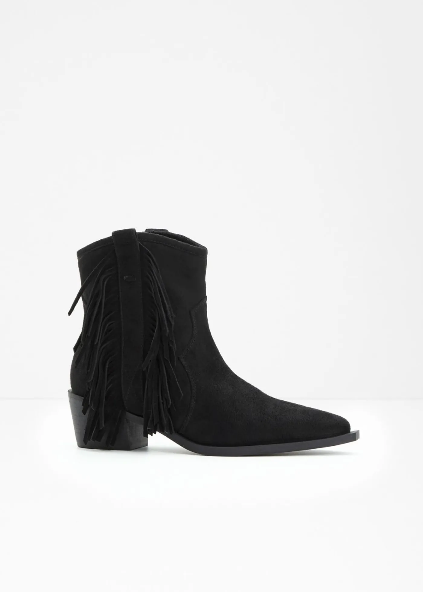 bonprix bonprix Botas cowboy con flecos Negro Sale